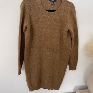 Forever 21 Taupe Knit Sweater Dress